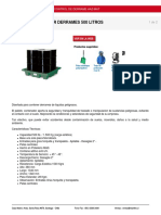 Pallet Contenedor Derrames 500 Litros