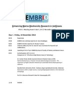 EMBRIO International Mini Workshop - Program