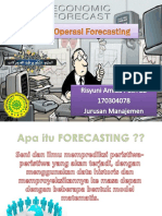 Riset Operasi Forecasting