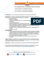 Indicaciones Inscripción 2020 ISFD 804 - FQM