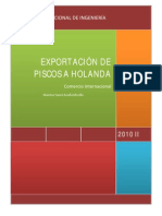 Exportacion de Pisco A Holanda