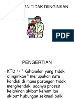 KEHAMILAN TIDAK DIINGINKAN