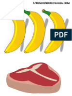 Comidas Alimentos Imprimibles para Jugar PDF