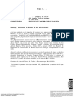 Acta de Remate, Santander Con Elgueta