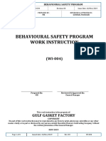 WI-004 Behavioural Safety