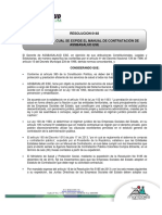 Resolucion 0148 Manual de Contratacion Assbasalud Ese 5