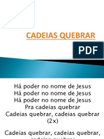 Cadeias Quebrar