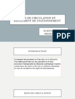 Sens de Circulation Et Règlement de Stationnement PDF