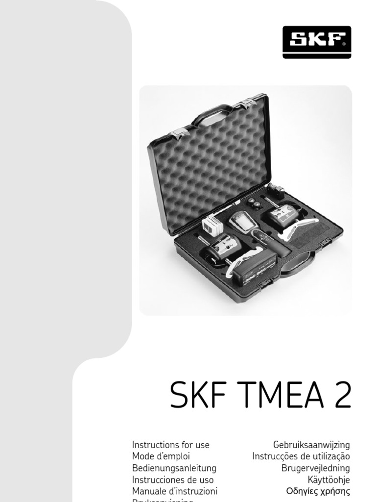 SKF TMEA2manual  PDF  Engineering Tolerance  Clock