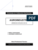 Contenidos Curriculares Agroindustria 2019 PDF