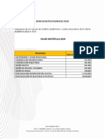 Derechos Pecuniarios PDF