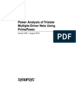 Power Analysis Tristate Multiple Driver Nets Using PrimePower