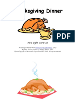 Teacher Version 15 - Thanksgiving Dinne PDF