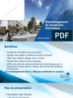 Présentation de La Ville de Quebec - Réamenagement Du Boulevard Hochelaga
