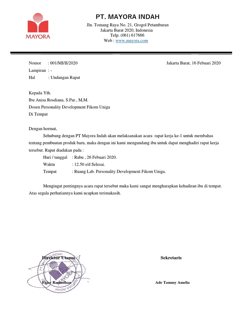 Download 67+ Contoh Surat Surat Undangan Gratis