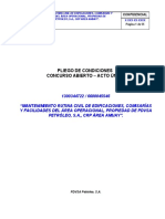 Pliego Mantenimiento Civil Escuelas PDF