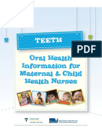 Teeth Oral Health Information For Maternal and Child Health Nurses Manual