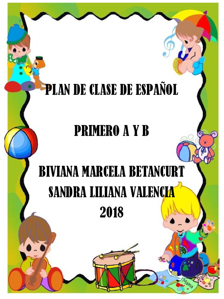 Plan de Clases de Español para Primer Grado | PDF | Alfabeto | Sílaba