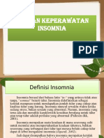 ASUHAN KEPERAWATAN INSOMNIA