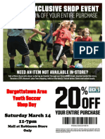 Burgettstown Soccer Shop Day Flyer 2020 March14