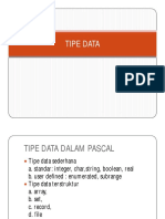 Tipe Data Pascal PDF
