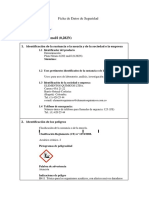 Ficha de Datos de Seguridad Plata Nitrato 0,282 mol/l