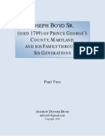 Joseph Boyd Sr. - Six Generations - Part 2