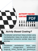 Activity Based Costing (MNJ BIAYA LANJUT)