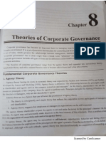 theories of corporate Governance