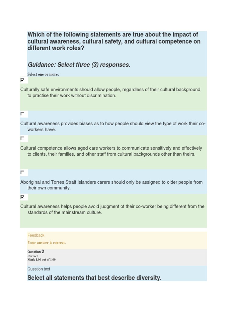 Which Of The Following Is True Of Culture?