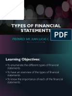 Types of Financial Statements