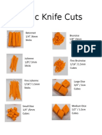 Basic Knife Cuts