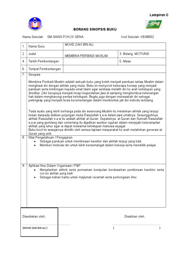 Sinopsis Bacaan Buku 1 Pdf