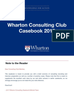 Wharton Consulting Club Case Book 2019