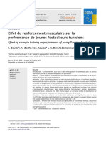 Effect of Strength Training On Performance of Young Tunisian Footballers