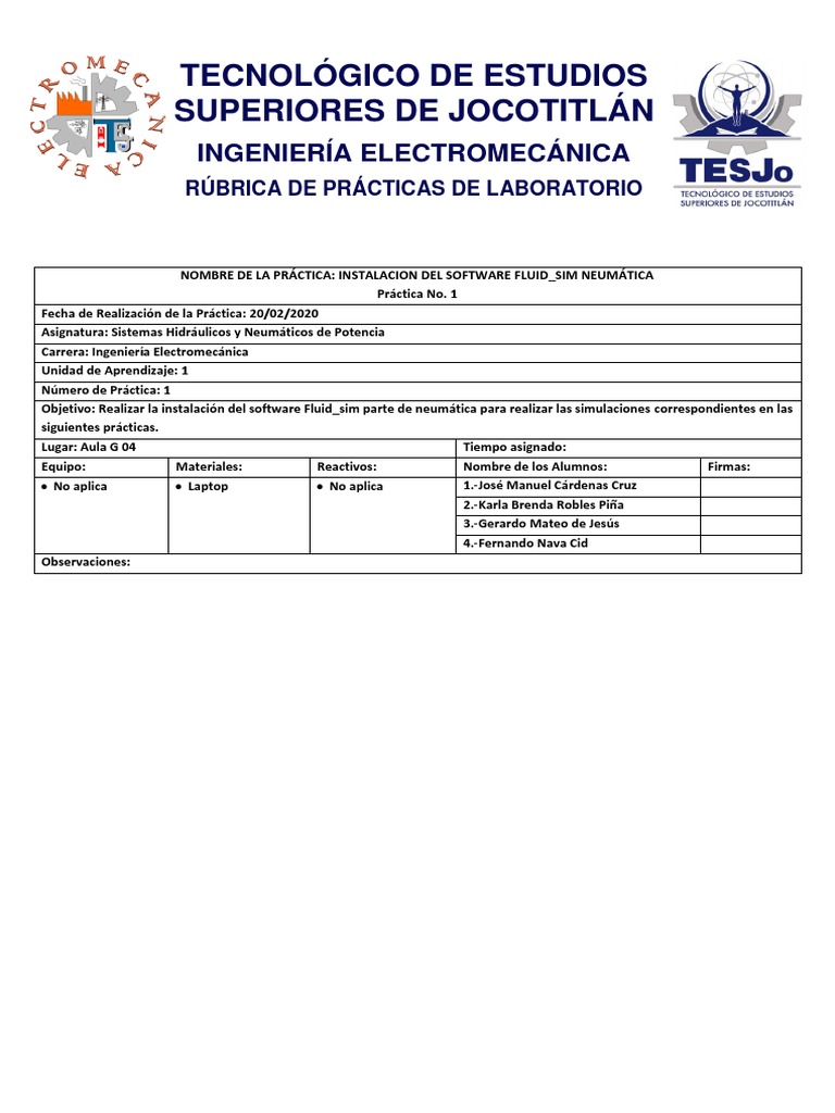Formato de Practica | PDF | Ingeniería | Aprendizaje