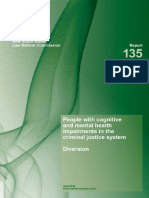 People With Cognitive and Mental Health Impairments in The Criminal Justice System - Diversion NSW LRC PDF