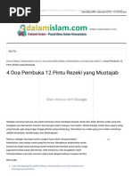 4 Doa Pembuka 12 Pintu Rezeki Yang Mustajab PDF