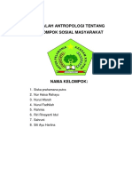 Makalah Astropologi Tentang Kelompok Sosial Masyarakat