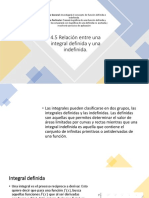 4.5 Relación Entre Una Integral Definida y Una Indefinida.