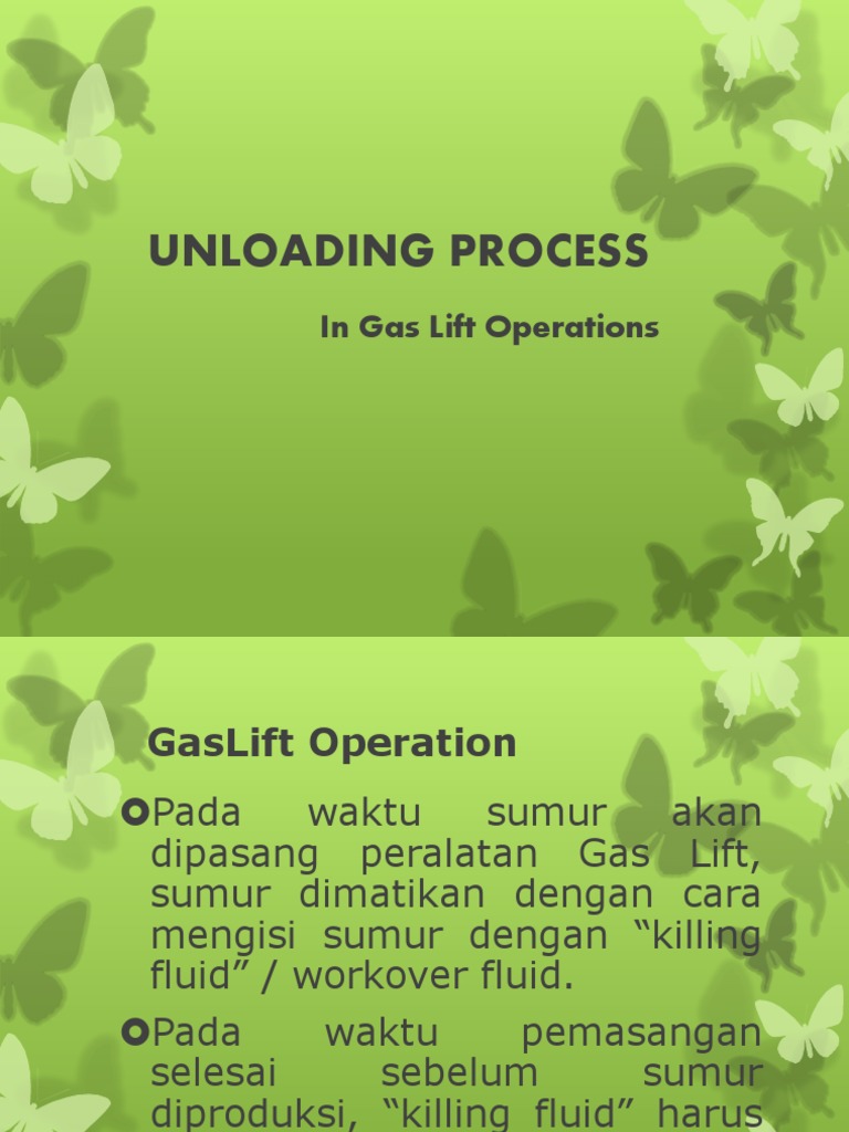 Proses Unloading Gas Lift Sumur | PDF