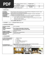 Lesson Plan TLE 4 Grading 3