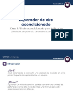 Clase 1 El Aire Acondicionado y Su Clasificación PDF