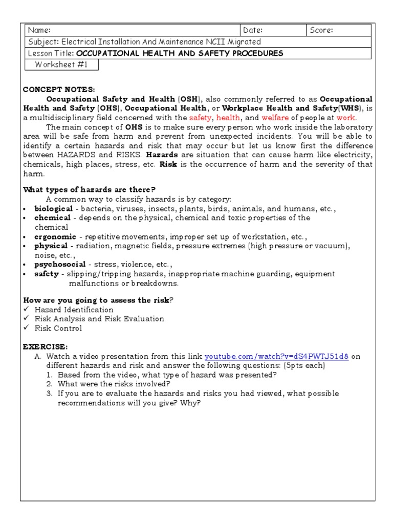 Safety Guidelines in Electrical Work | PDF