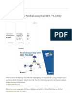 Penyelesaian Dan Pembahasan Soal UKK TKJ 2020 Paket 2 PDF