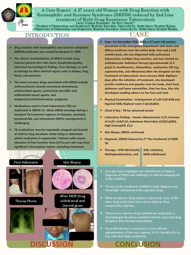 DRESS Syndrome Induced by MDR-TB Treatment | PDF | Pulmonology |  Tuberculosis
