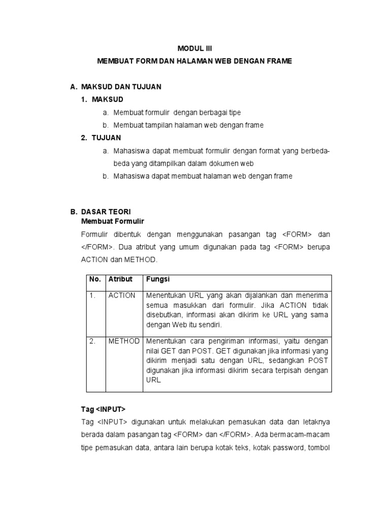 Ucs - Modul 3 Form Dan Frame PDF | PDF