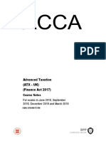 ACCA P6 (FA17) Course Notes
