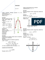 Bridge 9 Quadratic and Square Root Functions