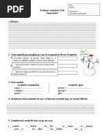 Evaluare CLR Unitatea in Familie